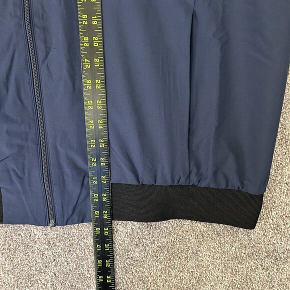 Express Men’s Lightweight Bomber Jacket Navy Blue Full Zip Size XXL - NWT $148 - Picture 11 of 16